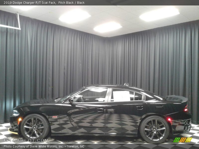 Pitch Black / Black 2019 Dodge Charger R/T Scat Pack