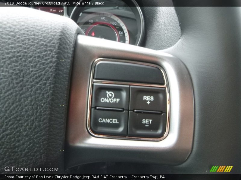 Vice White / Black 2019 Dodge Journey Crossroad AWD