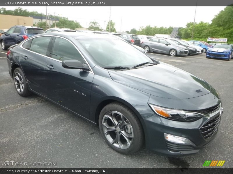 Shadow Gray Metallic / Jet Black 2019 Chevrolet Malibu RS