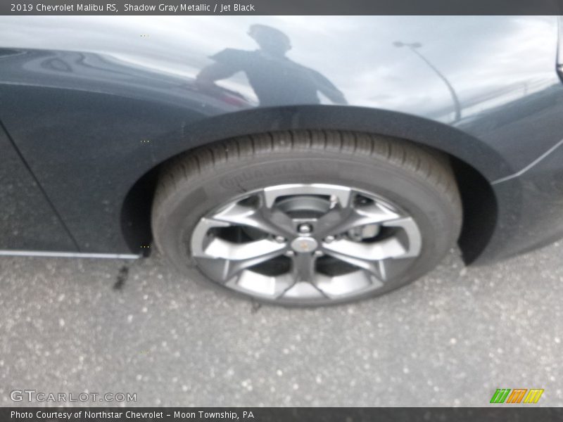 Shadow Gray Metallic / Jet Black 2019 Chevrolet Malibu RS