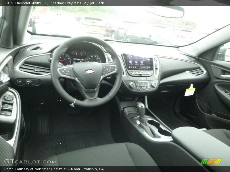 Shadow Gray Metallic / Jet Black 2019 Chevrolet Malibu RS