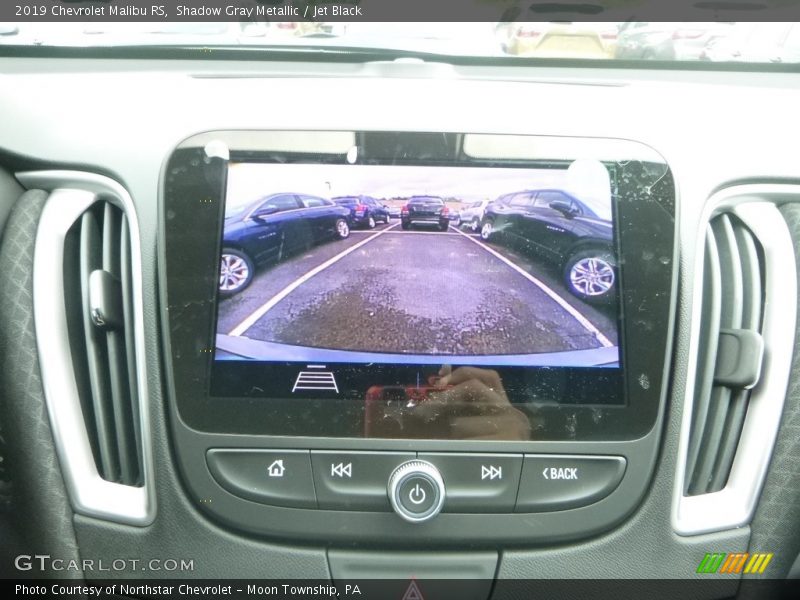 Shadow Gray Metallic / Jet Black 2019 Chevrolet Malibu RS
