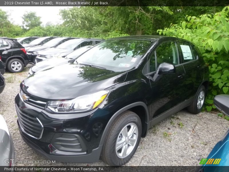 Mosaic Black Metallic / Jet Black 2019 Chevrolet Trax LS AWD