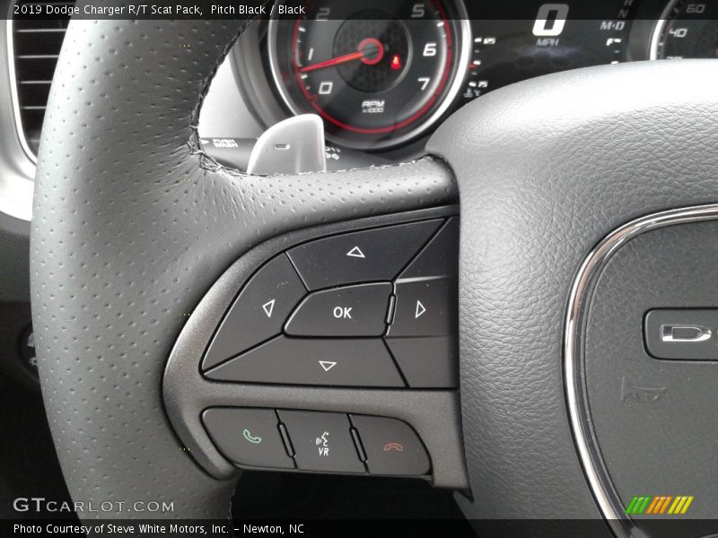 Pitch Black / Black 2019 Dodge Charger R/T Scat Pack