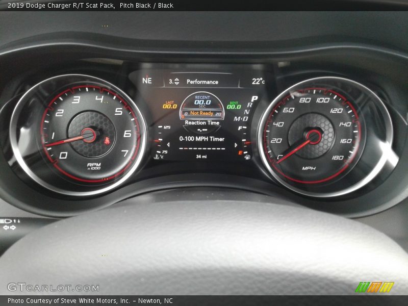 Pitch Black / Black 2019 Dodge Charger R/T Scat Pack