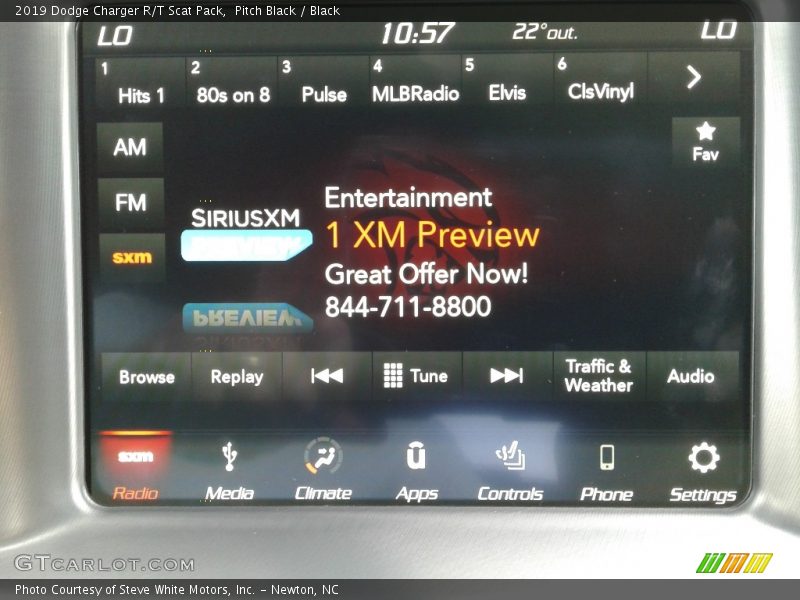 Pitch Black / Black 2019 Dodge Charger R/T Scat Pack