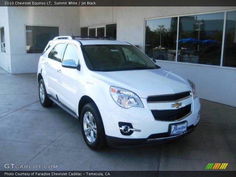 Summit White / Jet Black 2010 Chevrolet Equinox LT