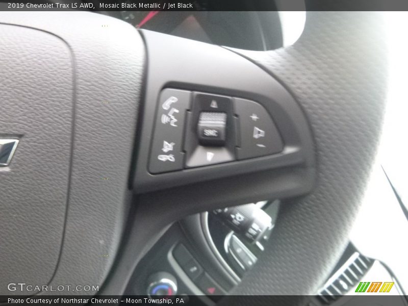 Mosaic Black Metallic / Jet Black 2019 Chevrolet Trax LS AWD