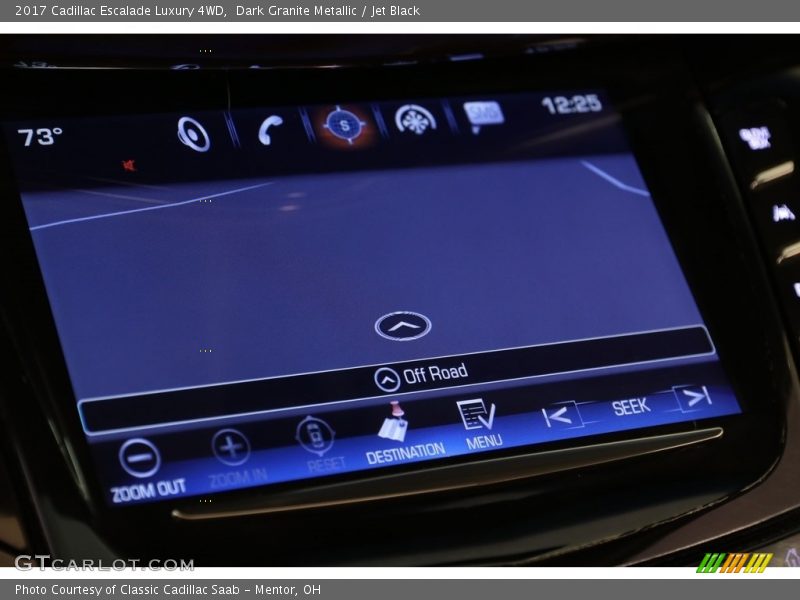 Dark Granite Metallic / Jet Black 2017 Cadillac Escalade Luxury 4WD