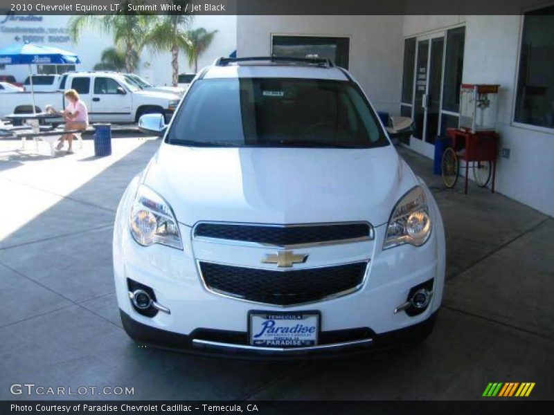 Summit White / Jet Black 2010 Chevrolet Equinox LT
