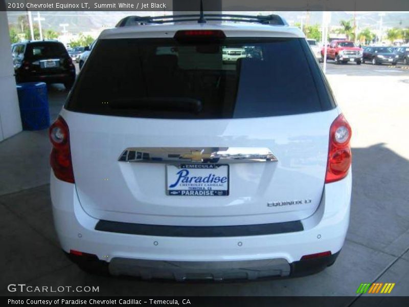 Summit White / Jet Black 2010 Chevrolet Equinox LT