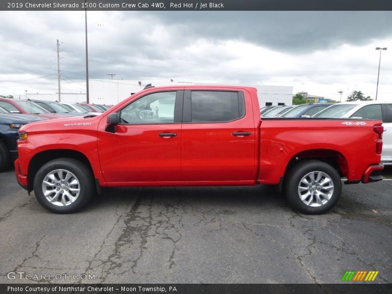  2019 Silverado 1500 Custom Crew Cab 4WD Red Hot