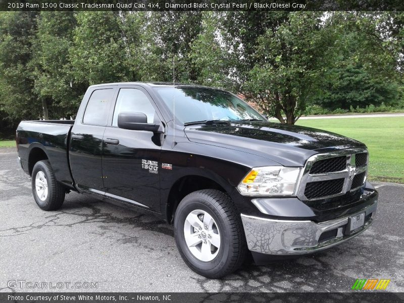 Diamond Black Crystal Pearl / Black/Diesel Gray 2019 Ram 1500 Classic Tradesman Quad Cab 4x4