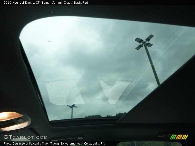 Summit Gray / Black/Red 2019 Hyundai Elantra GT N Line