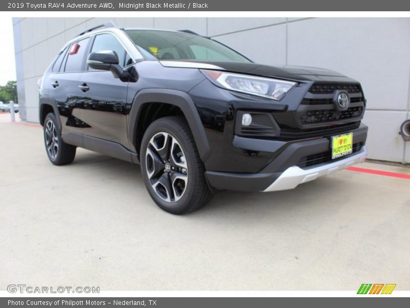 Midnight Black Metallic / Black 2019 Toyota RAV4 Adventure AWD