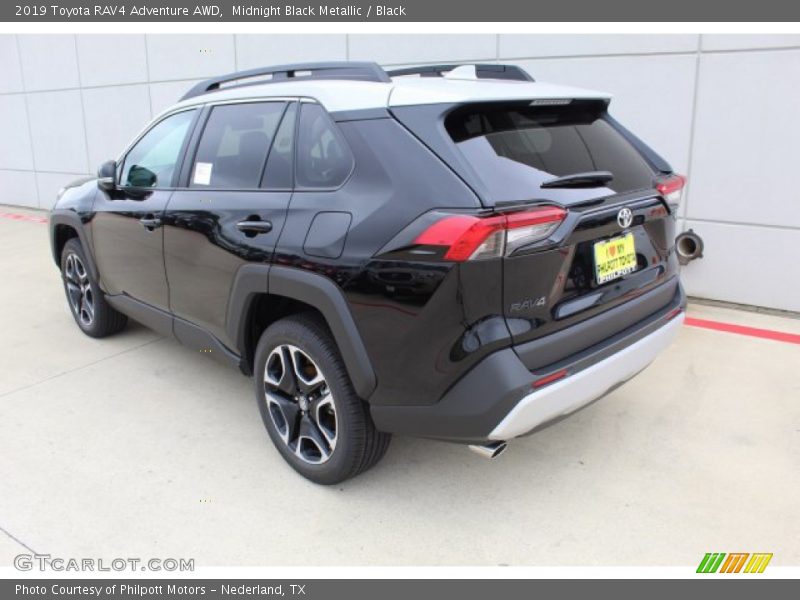 Midnight Black Metallic / Black 2019 Toyota RAV4 Adventure AWD