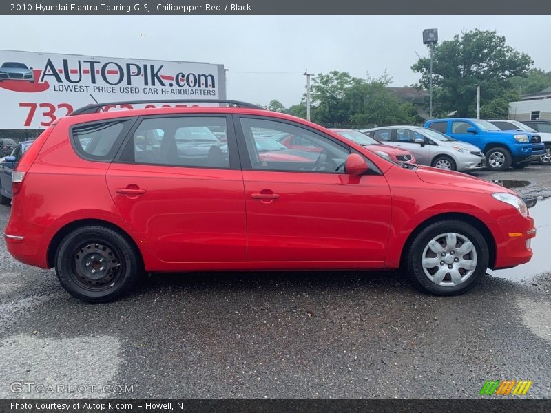 Chilipepper Red / Black 2010 Hyundai Elantra Touring GLS