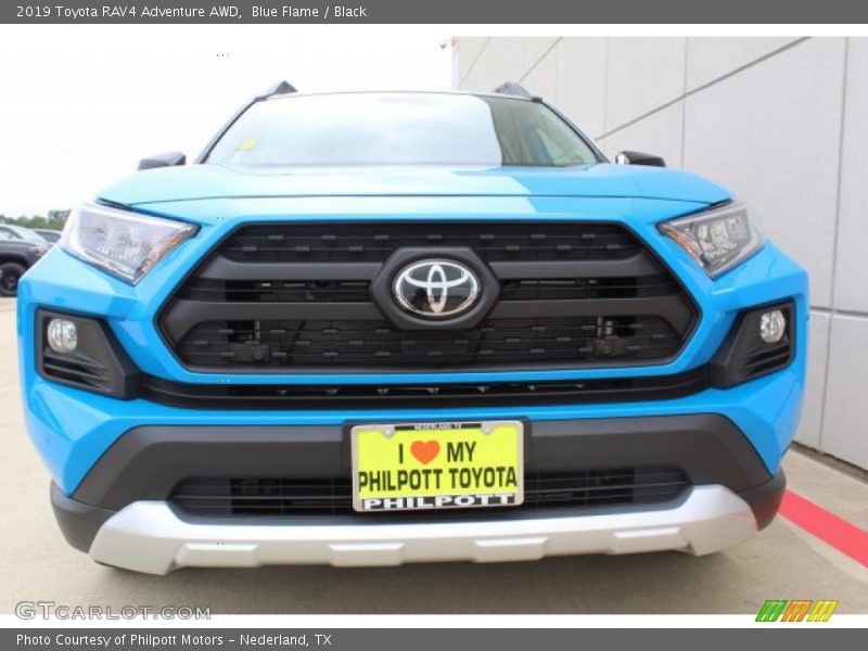 Blue Flame / Black 2019 Toyota RAV4 Adventure AWD