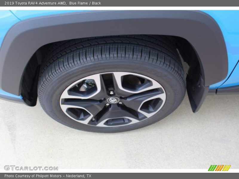 Blue Flame / Black 2019 Toyota RAV4 Adventure AWD