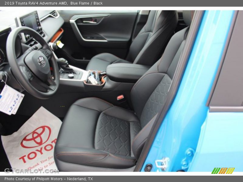 Blue Flame / Black 2019 Toyota RAV4 Adventure AWD