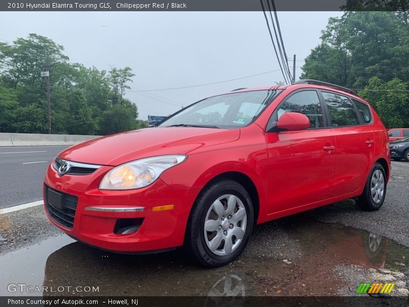Chilipepper Red / Black 2010 Hyundai Elantra Touring GLS