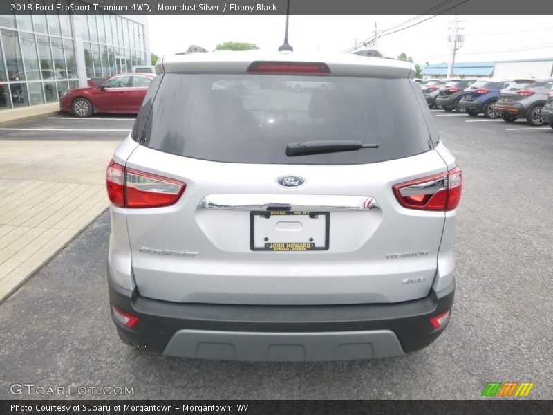 Moondust Silver / Ebony Black 2018 Ford EcoSport Titanium 4WD