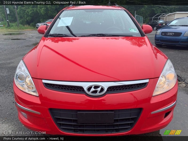 Chilipepper Red / Black 2010 Hyundai Elantra Touring GLS