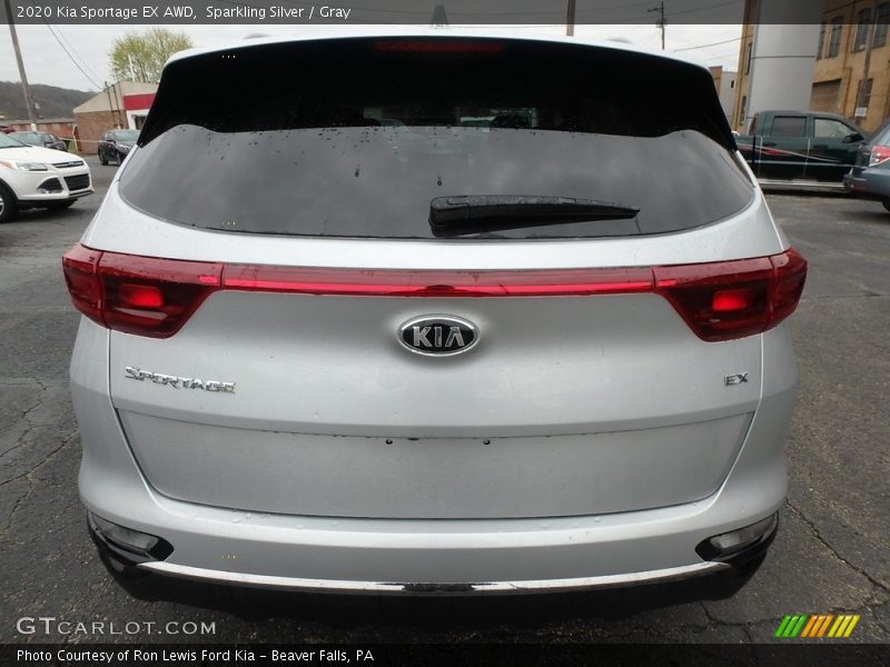 Sparkling Silver / Gray 2020 Kia Sportage EX AWD