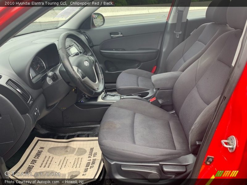 Chilipepper Red / Black 2010 Hyundai Elantra Touring GLS