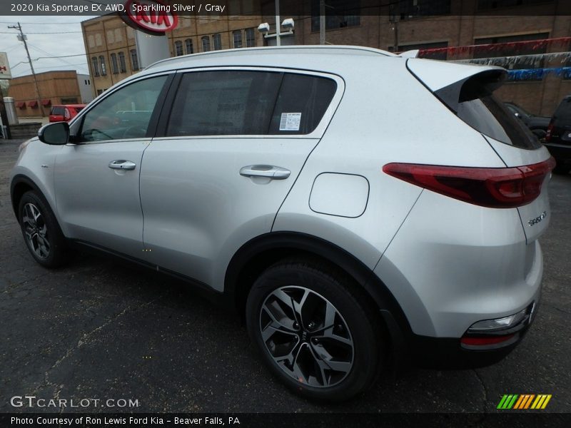 Sparkling Silver / Gray 2020 Kia Sportage EX AWD