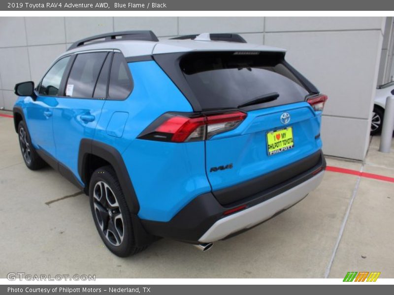 Blue Flame / Black 2019 Toyota RAV4 Adventure AWD
