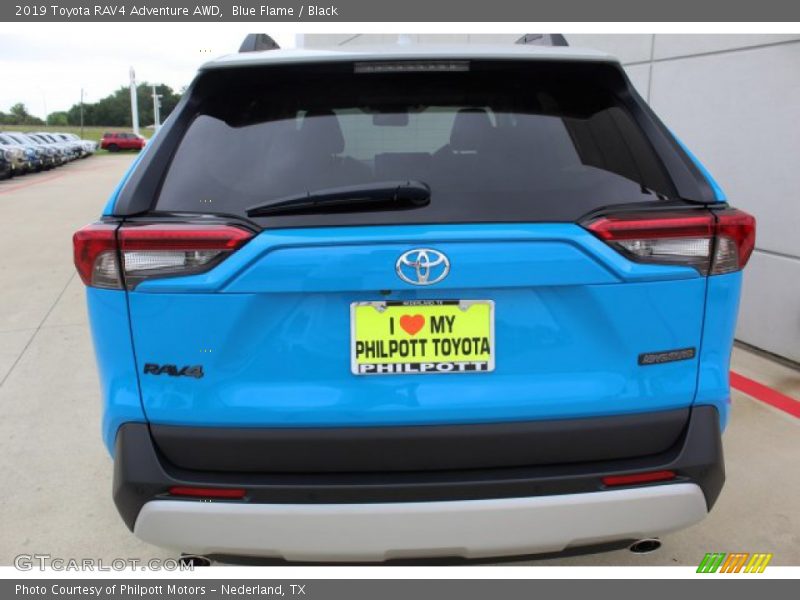 Blue Flame / Black 2019 Toyota RAV4 Adventure AWD