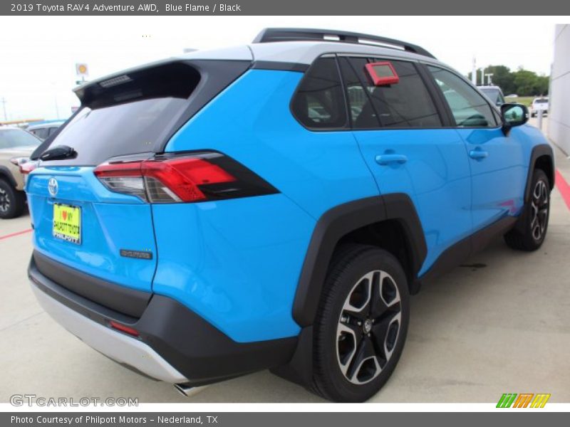 Blue Flame / Black 2019 Toyota RAV4 Adventure AWD