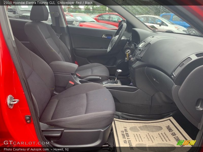 Chilipepper Red / Black 2010 Hyundai Elantra Touring GLS