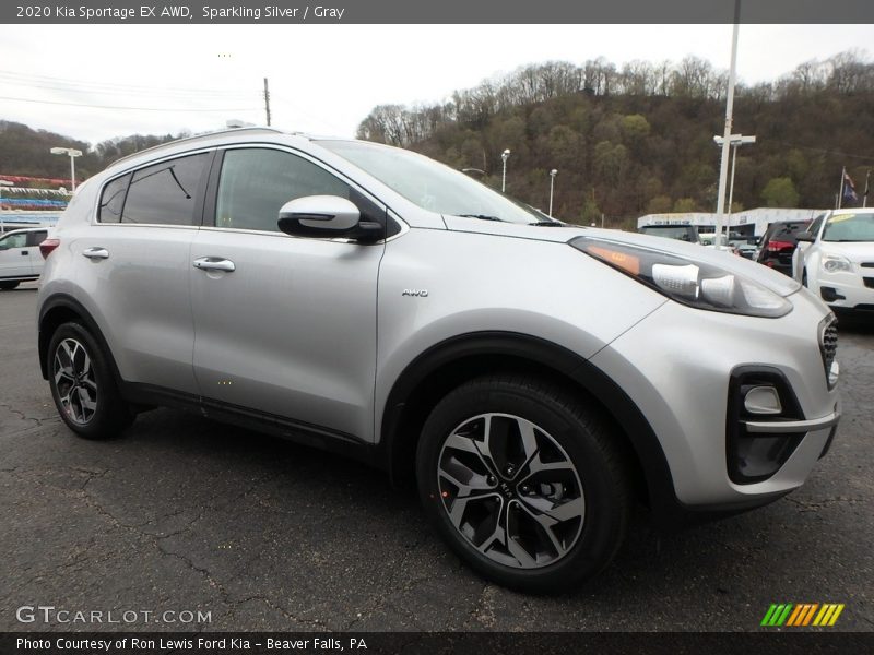 Sparkling Silver / Gray 2020 Kia Sportage EX AWD