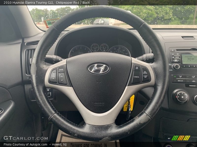 Chilipepper Red / Black 2010 Hyundai Elantra Touring GLS