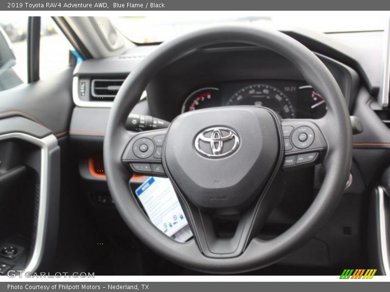 Blue Flame / Black 2019 Toyota RAV4 Adventure AWD
