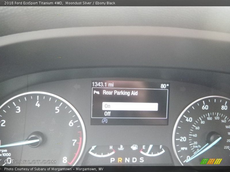 Moondust Silver / Ebony Black 2018 Ford EcoSport Titanium 4WD