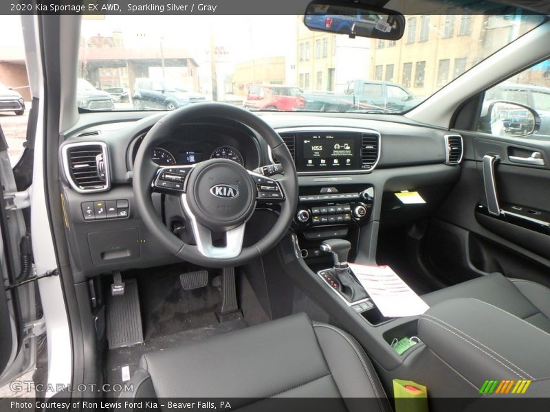  2020 Sportage EX AWD Gray Interior
