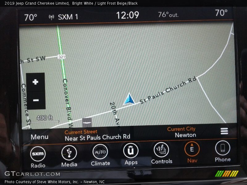 Bright White / Light Frost Beige/Black 2019 Jeep Grand Cherokee Limited