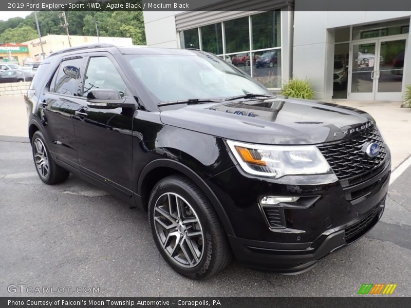 Front 3/4 View of 2019 Explorer Sport 4WD