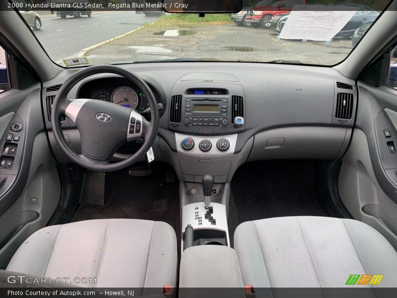 Regatta Blue Metallic / Gray 2008 Hyundai Elantra GLS Sedan