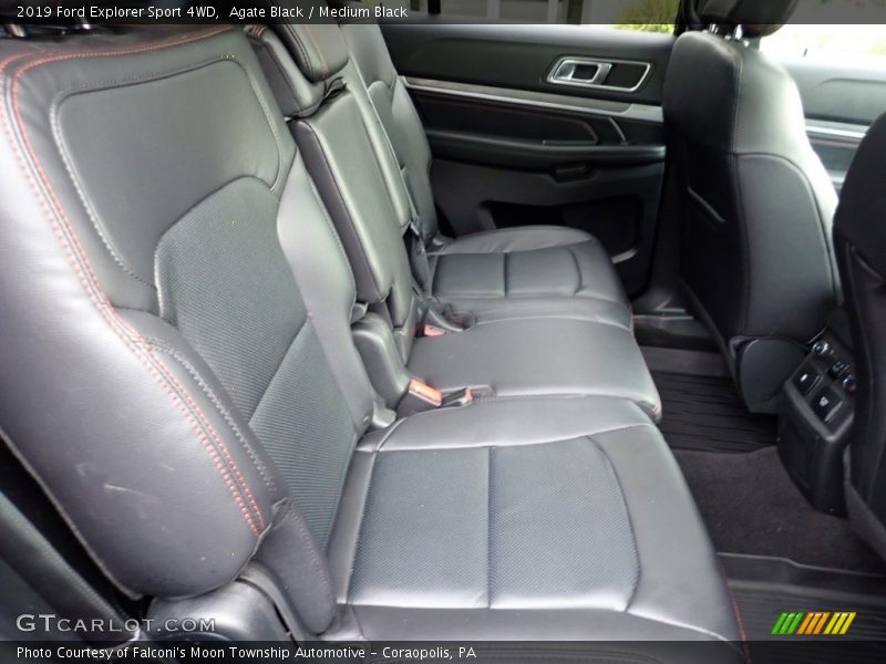 Agate Black / Medium Black 2019 Ford Explorer Sport 4WD