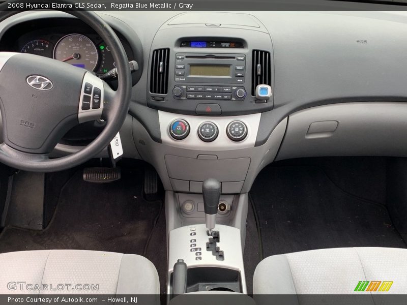 Regatta Blue Metallic / Gray 2008 Hyundai Elantra GLS Sedan