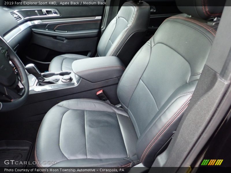 Agate Black / Medium Black 2019 Ford Explorer Sport 4WD