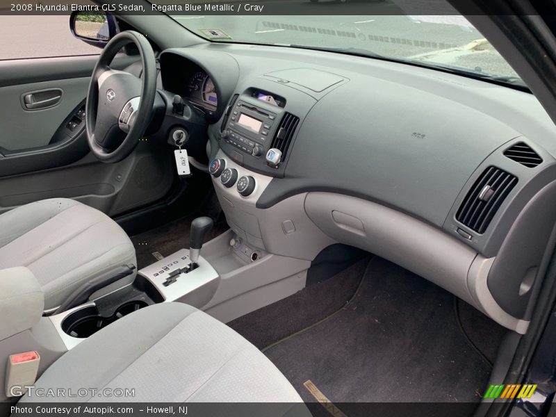Regatta Blue Metallic / Gray 2008 Hyundai Elantra GLS Sedan
