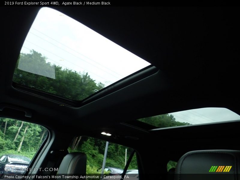 Agate Black / Medium Black 2019 Ford Explorer Sport 4WD