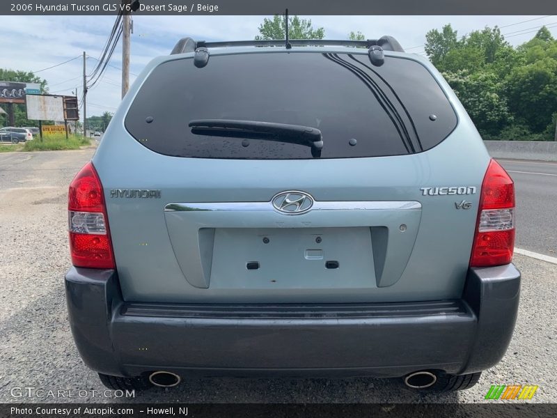 Desert Sage / Beige 2006 Hyundai Tucson GLS V6