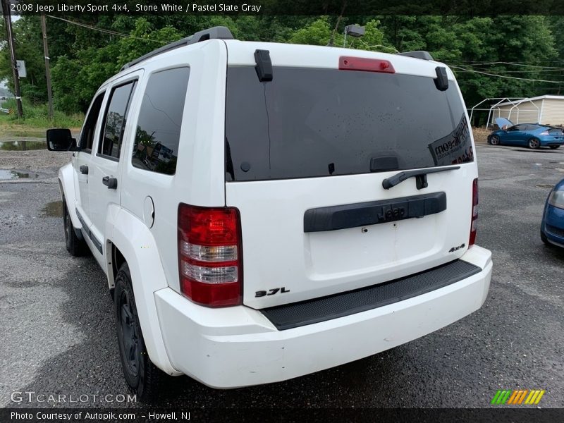 Stone White / Pastel Slate Gray 2008 Jeep Liberty Sport 4x4