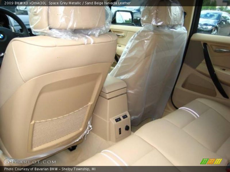 Space Grey Metallic / Sand Beige Nevada Leather 2009 BMW X3 xDrive30i
